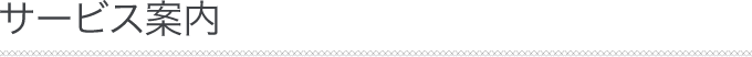 サービス案内